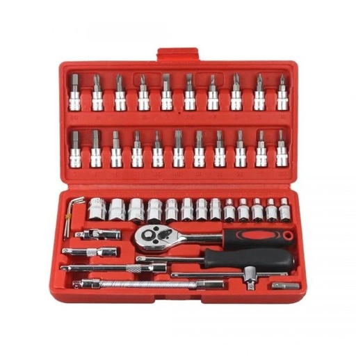 [01610] KIT DE HERRAMIENTAS 46 PIEZAS